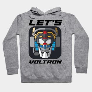 Let's Voltron by Samoht Lion Hoodie